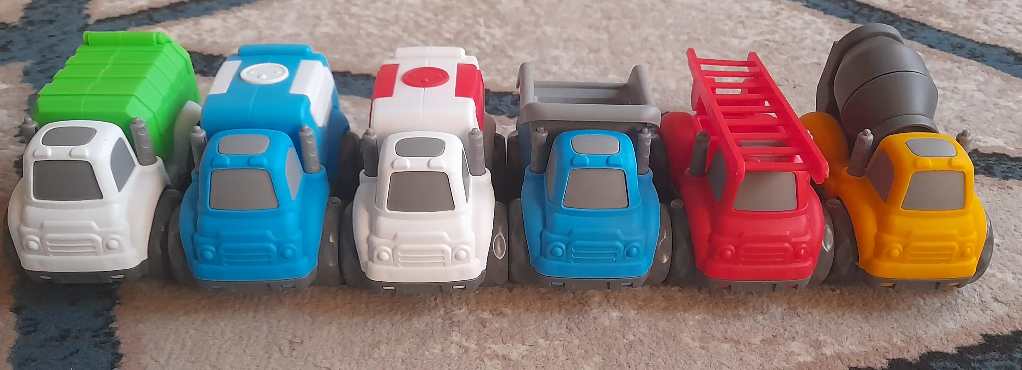 Игрушечные машины, кран, самосвал и экскаватор для детей, Kolobok Toys