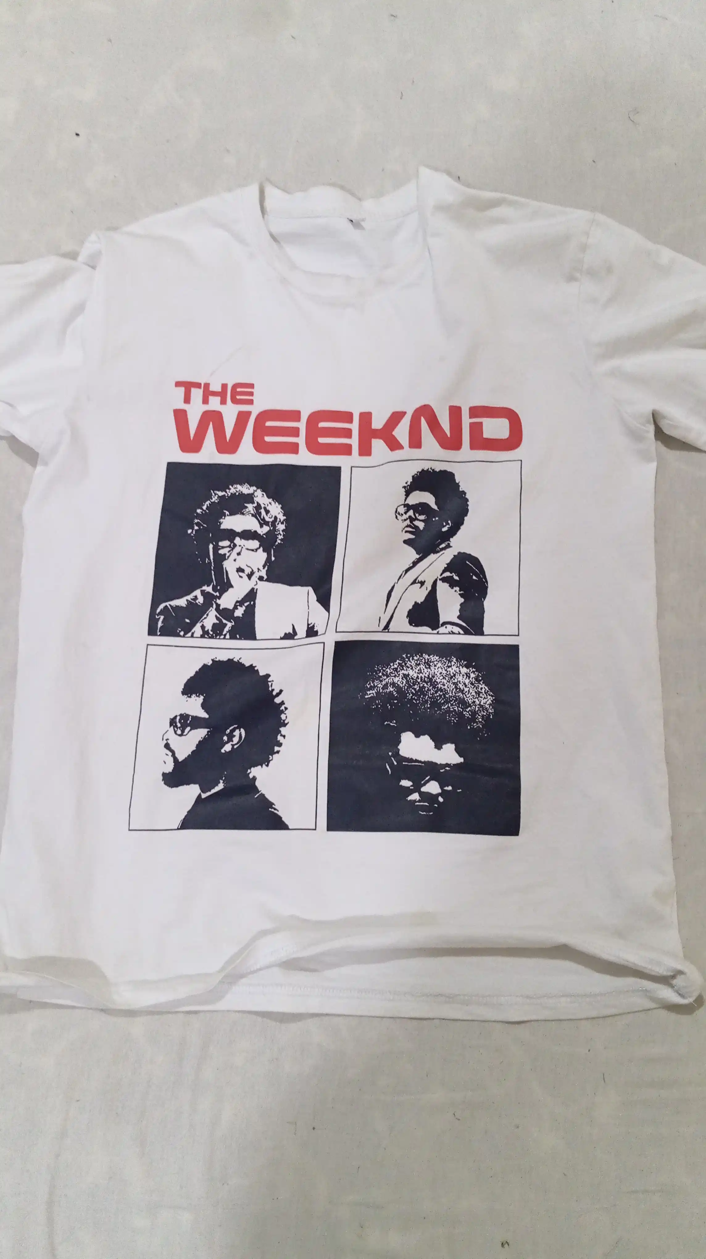 Erkaklar va ayollar uchun THE WEEKND futbolkasi, yoz mavsumi uchun