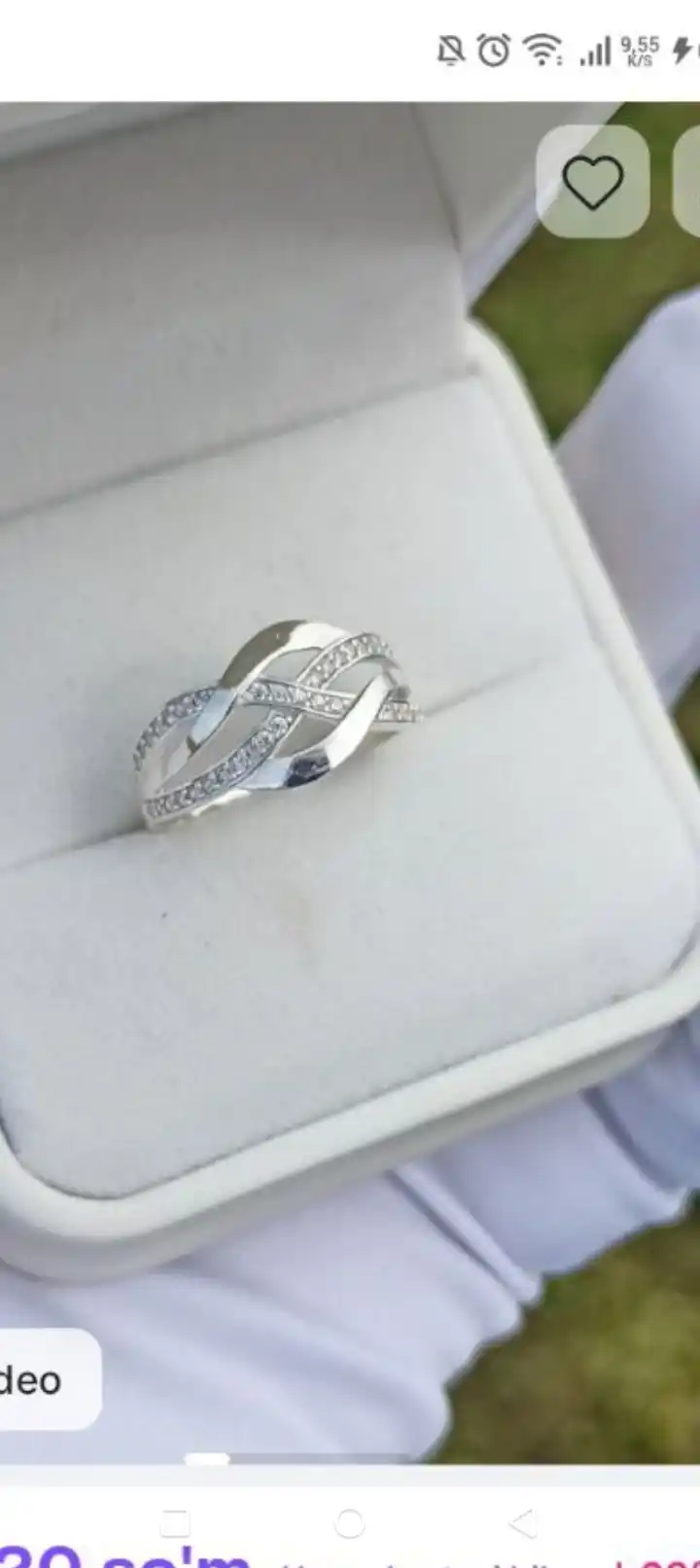 925 probali sterling kumush uzuklar