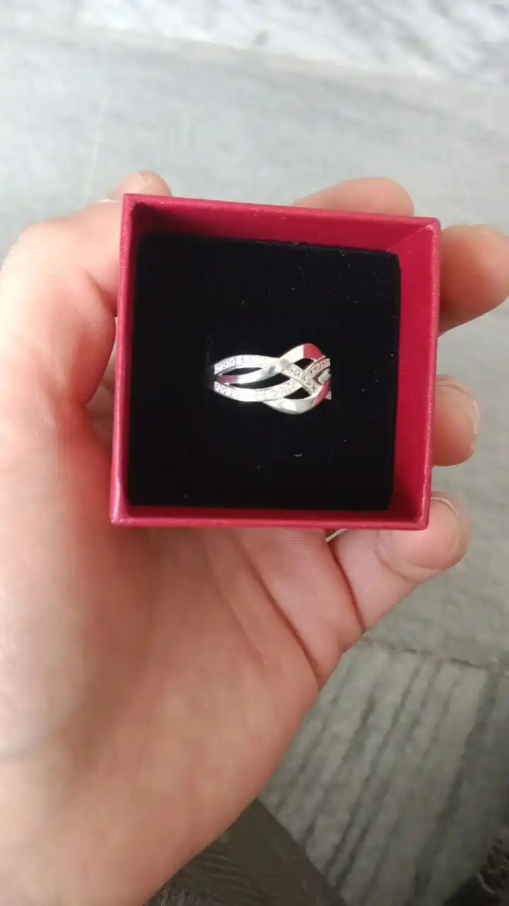 925 probali sterling kumush uzuklar