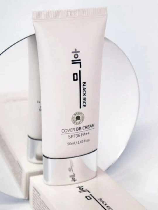 Qora guruch ekstrakti bilan namlovchi BB tonal kremi  SPF 36 PA++