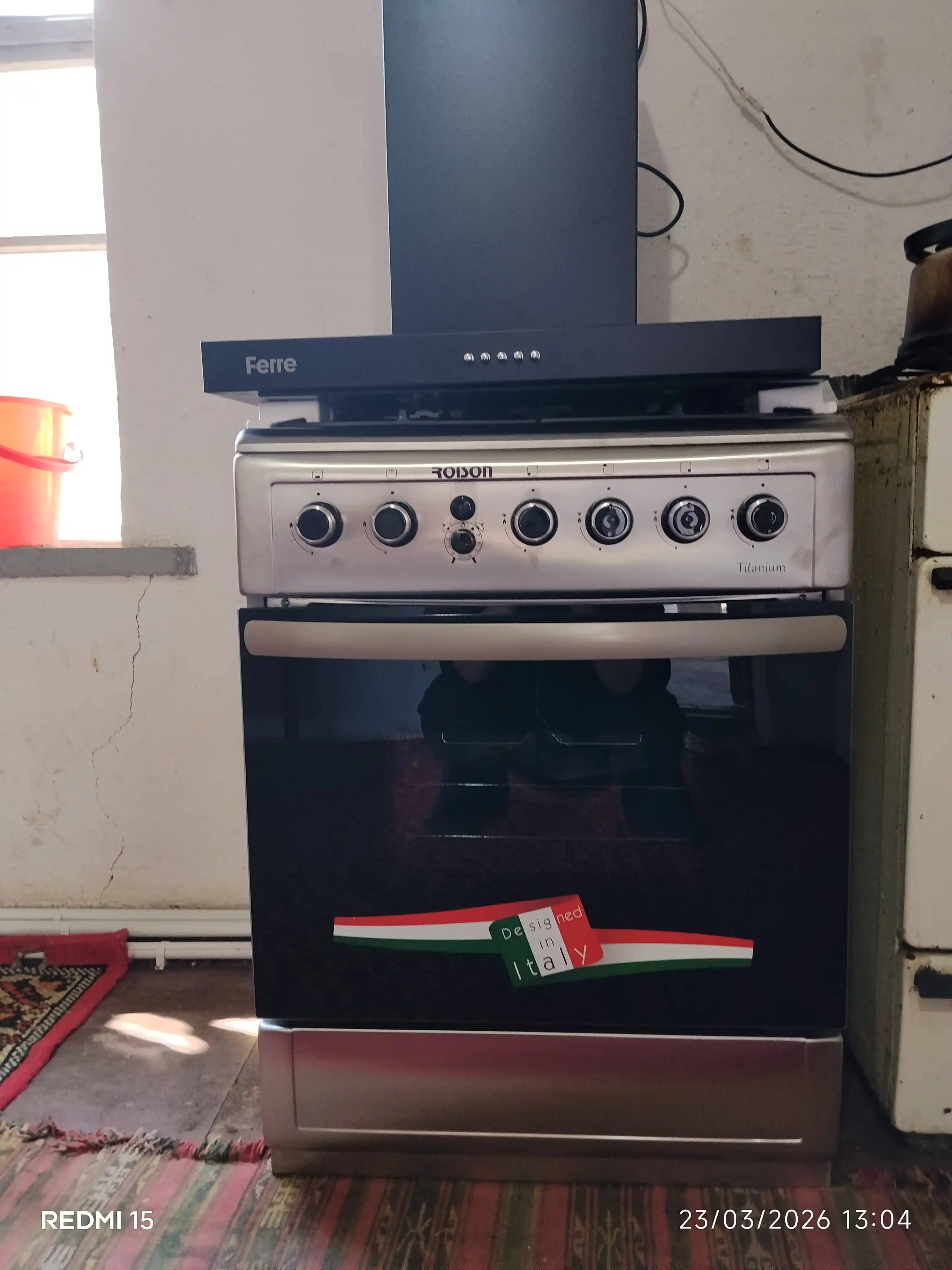 Газовая плита Roison NX Vito, 60×60 см, газ. духовка, автоподжиг, газ-контроль, подсветка