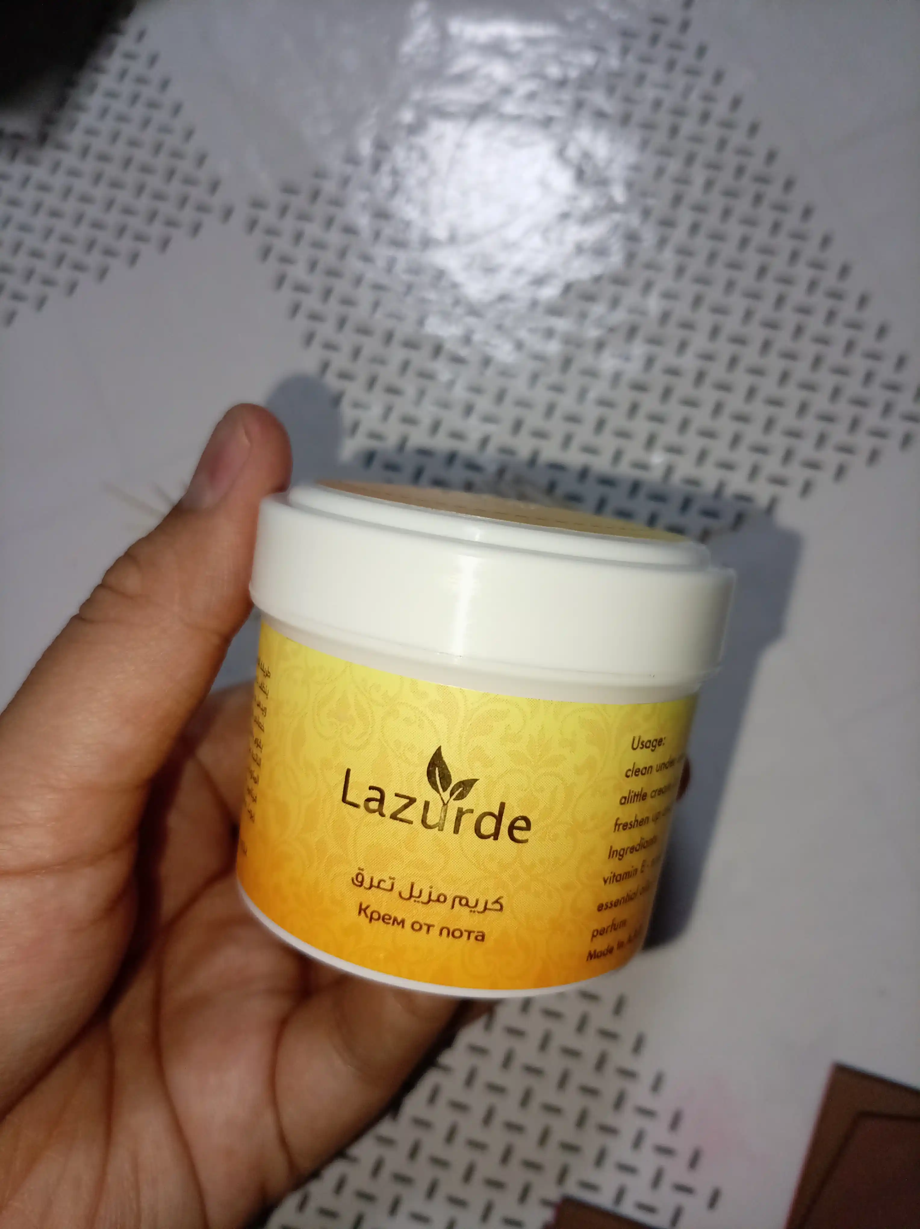 Lazurde дезодорант-крем-антиперспирант, ароматизированный, 50 г