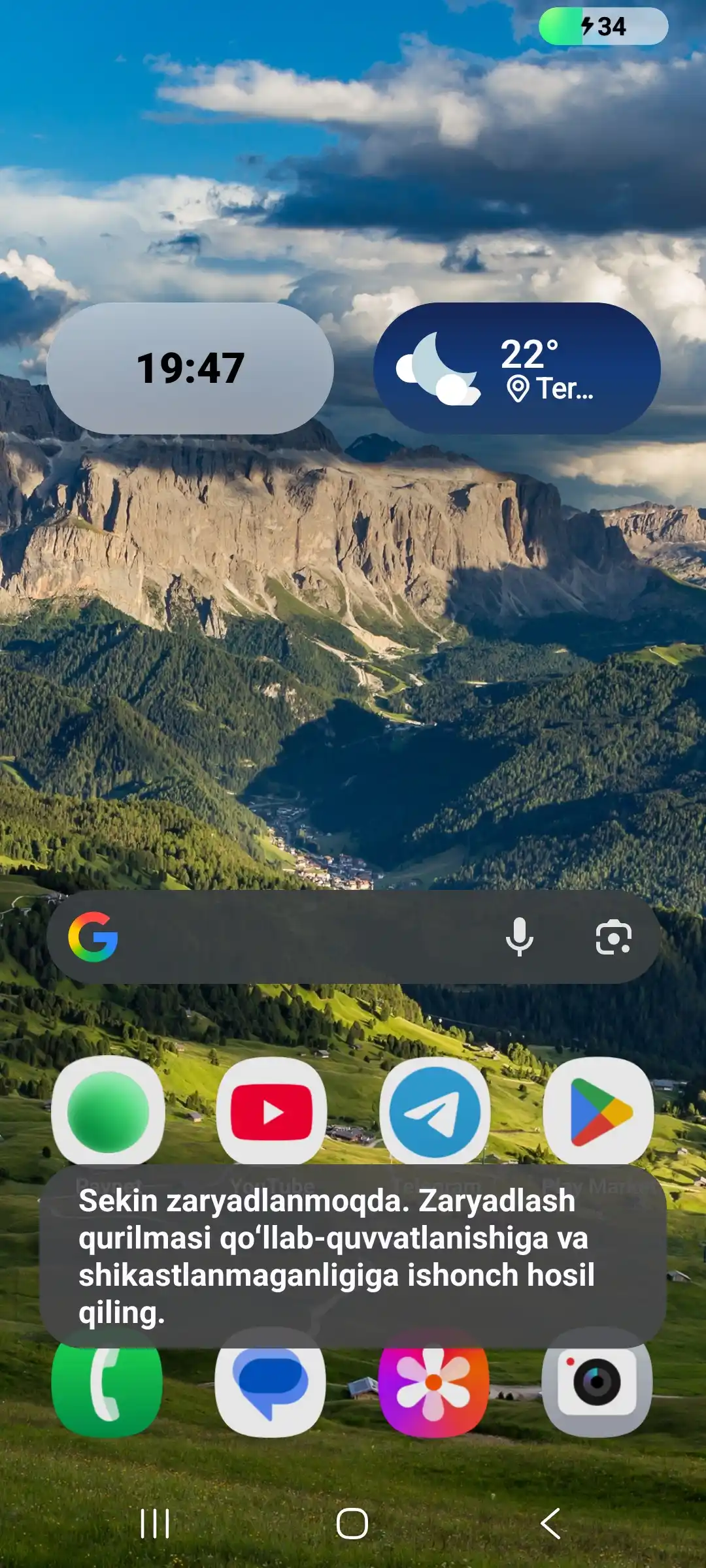 Samsung va Xiaomi Redmi uchun tezkor quvvatlash qurilmasi 120 Vt 67 Vt 33 Vt Type-C kabeli