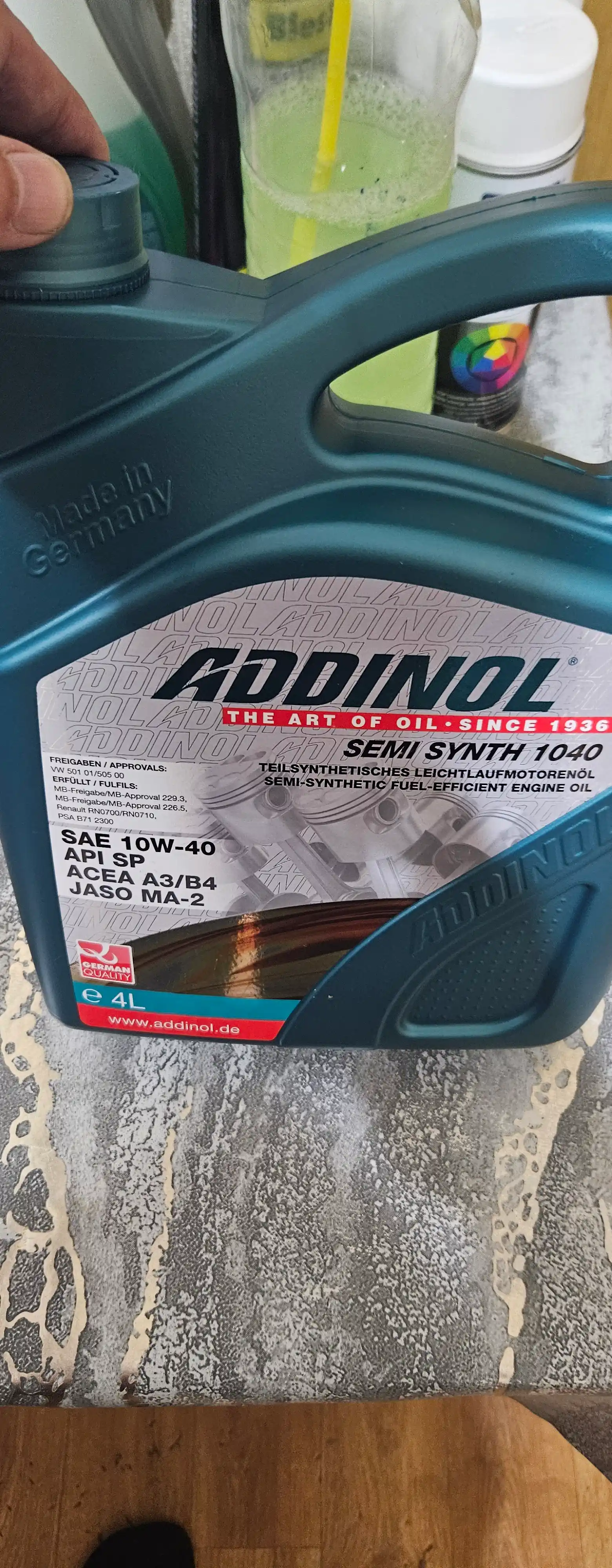 Yarim sintetik motor moyi ADDINOL SEMI SYNTH 10W-40