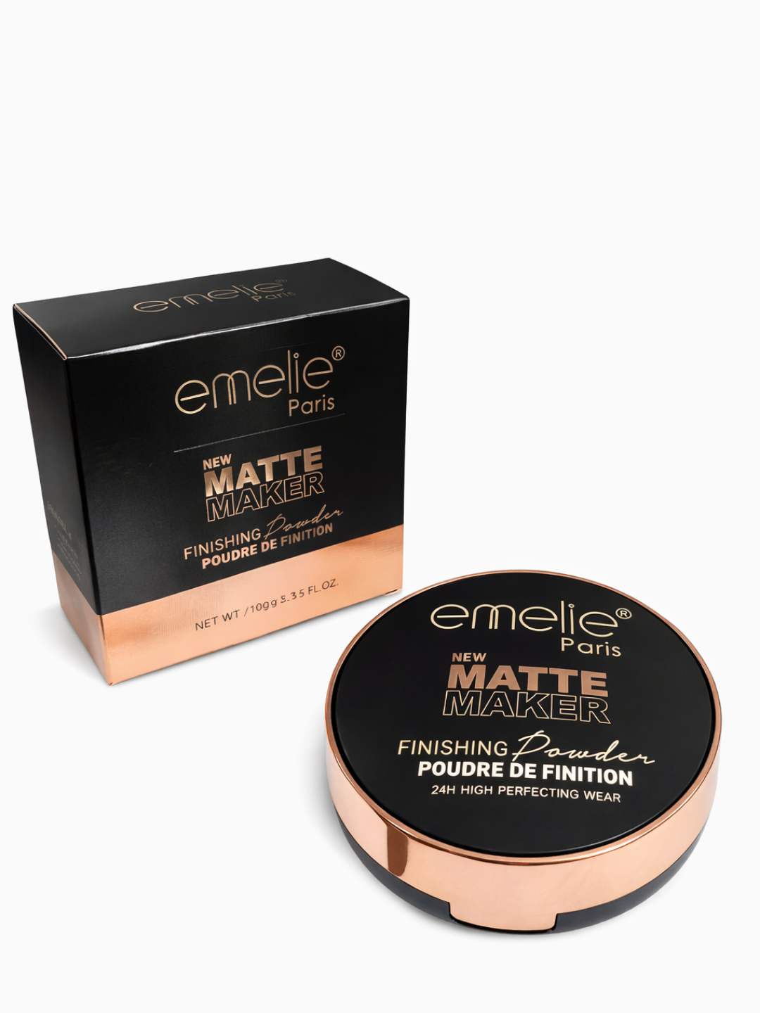 Пудра для лица Emelie BB/HD компактная Matte Powder, SPF, матовая, стойкая