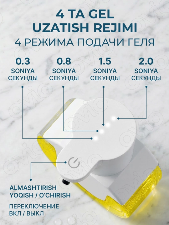 Автоматический дозатор для моющего средства, сенсорный диспенсер для геля