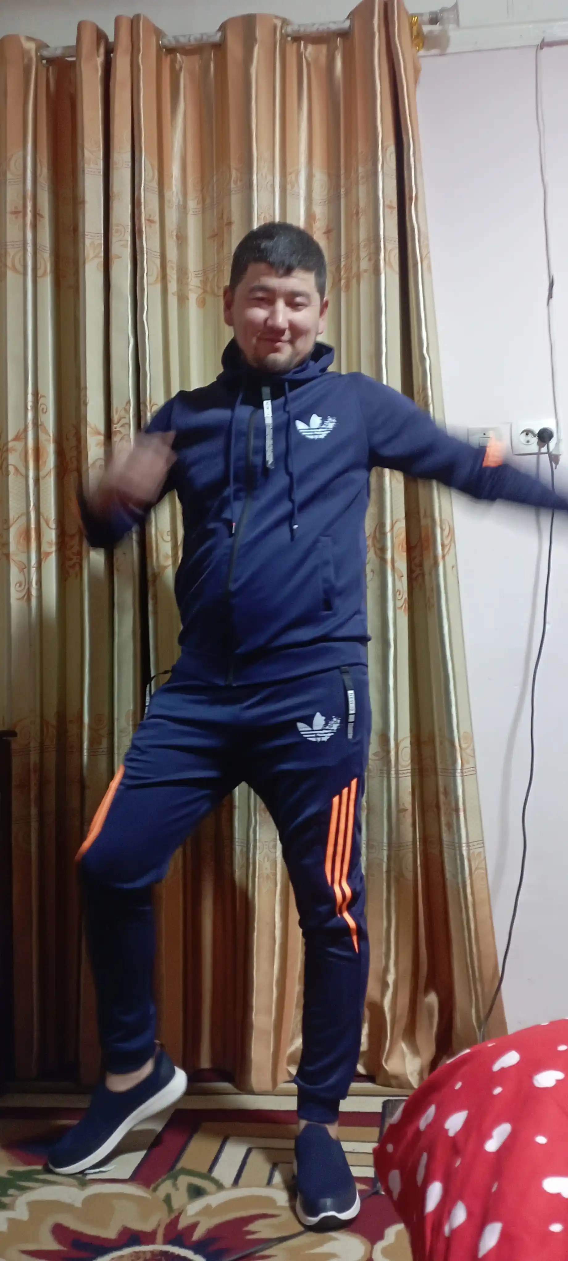 Erkaklar sport kostyumi, ikki qismli, S-3XL o'lchamlari