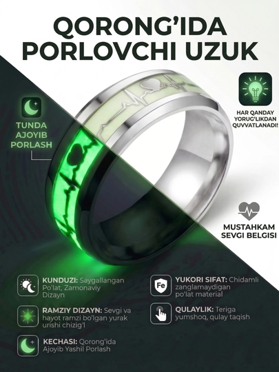 Светящееся кольцо из люминофора — BLUMMY-FOSFOR1-22
