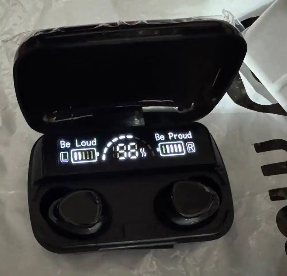 Simsiz naushniklar M10 Power Bank 2000 mA/soat