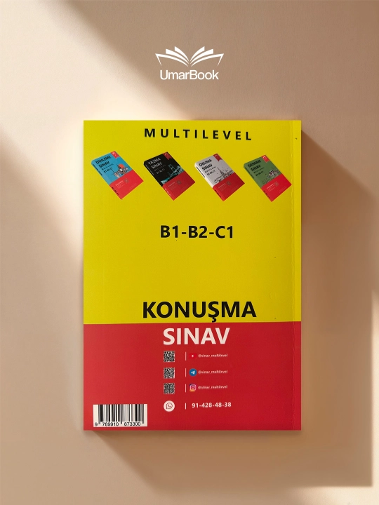 Turk tilida gapirish ko‘nikmasini oshiruvchi Konuşma Sınavı qo‘llanmasi B1–C1 darajalar