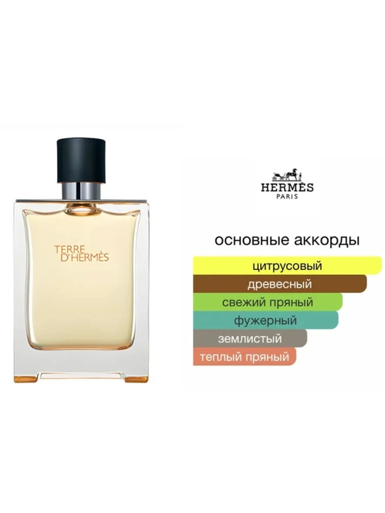 Туалетная вода Hermes Terre D'Hermes 100 мл мужская