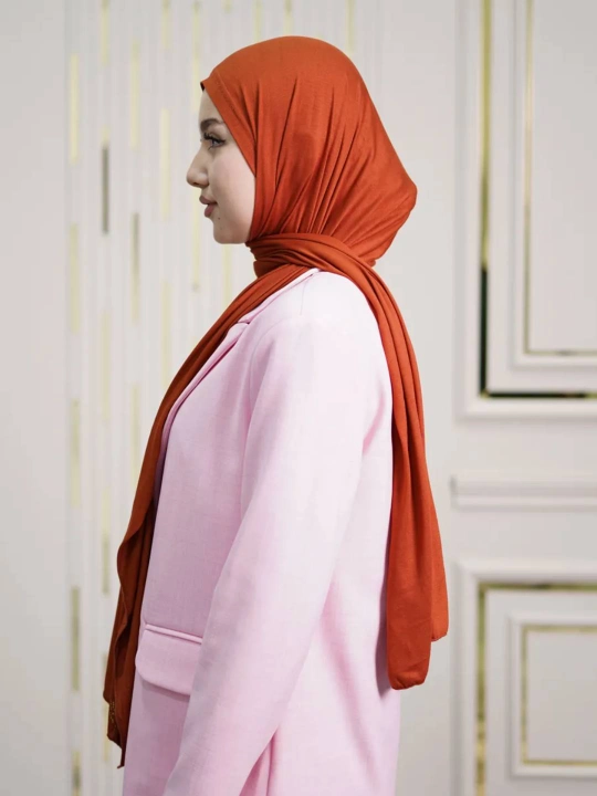 Ayollar va qizlar uchun kashka sharf, ro‘mol, hijob, paxtali, yumshoqqina, 175 x 65 sm