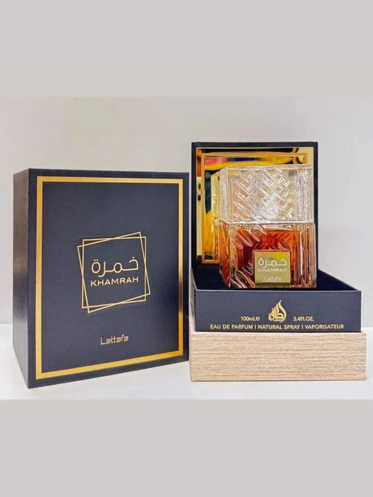 Parfyumlangan suv Lattafa Khamrah, 100 ml, Sharqona shirinlik