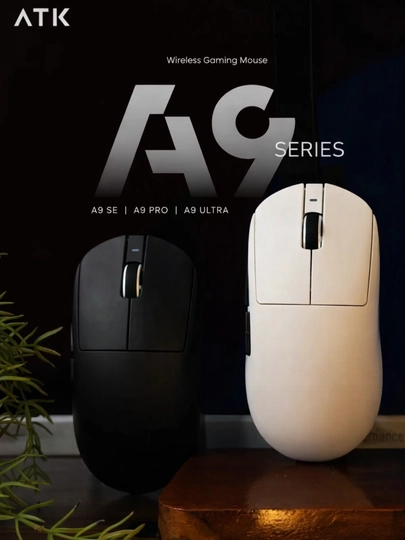 Беспроводная, ультралегкая оптическая игровая мышь ATK Dragonfly A9 Plus для ПК