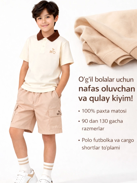 Yozgi bolalar kiyimi – yengil, qulay va har kun uchun ideal tanlov! - 