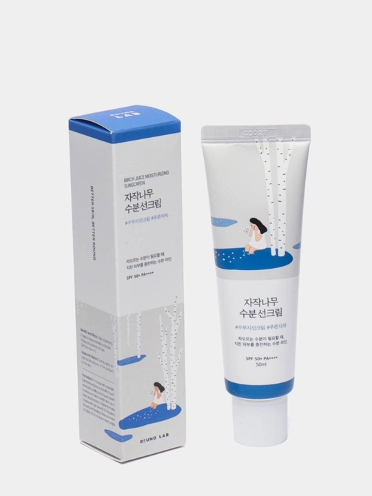 Солнцезащитный крем Round Lab SPF 50+ PA++++, увлажняющий, корейский, 50 мл - 