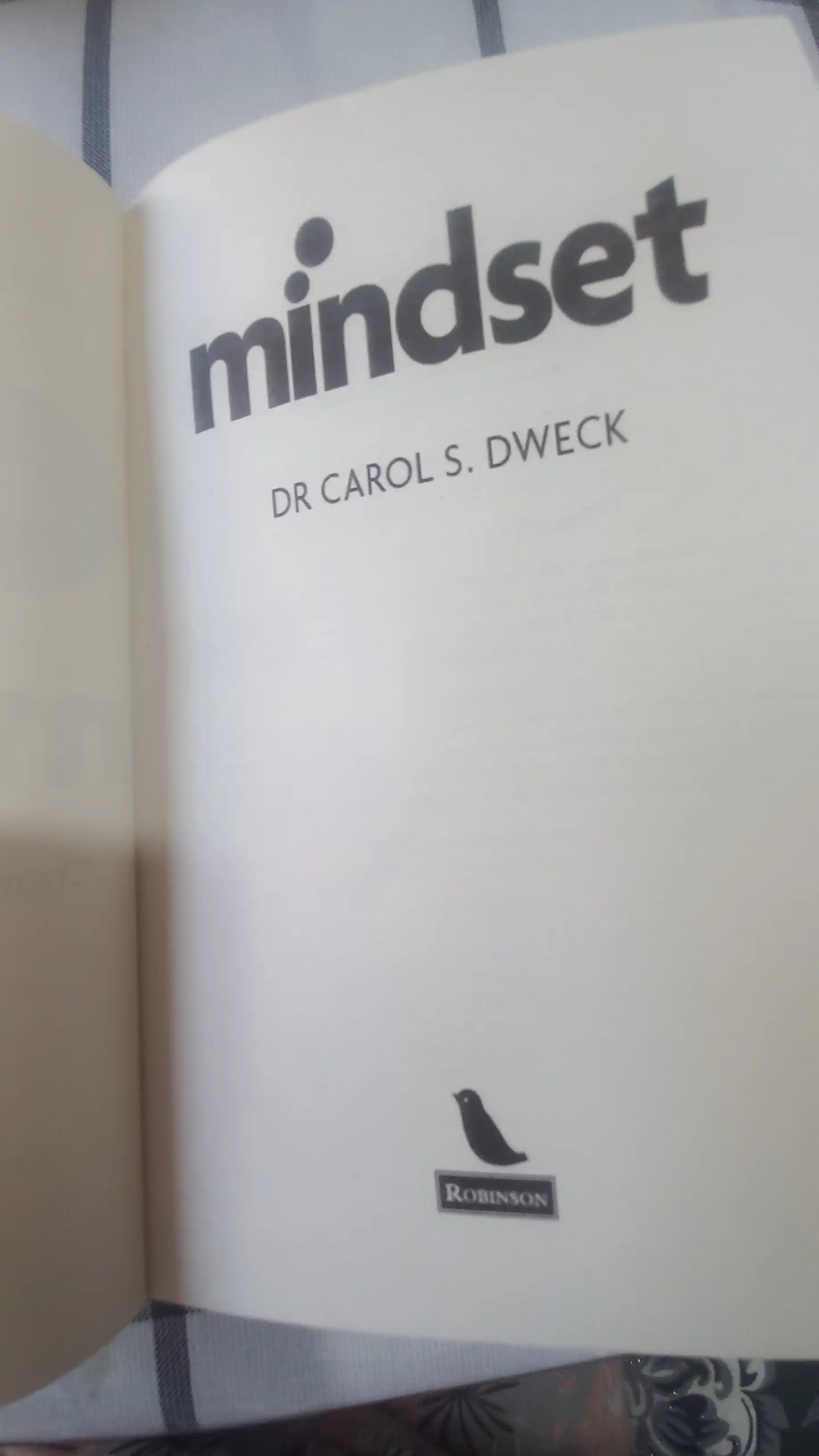 Mindset, Dr Carol S. Dweck