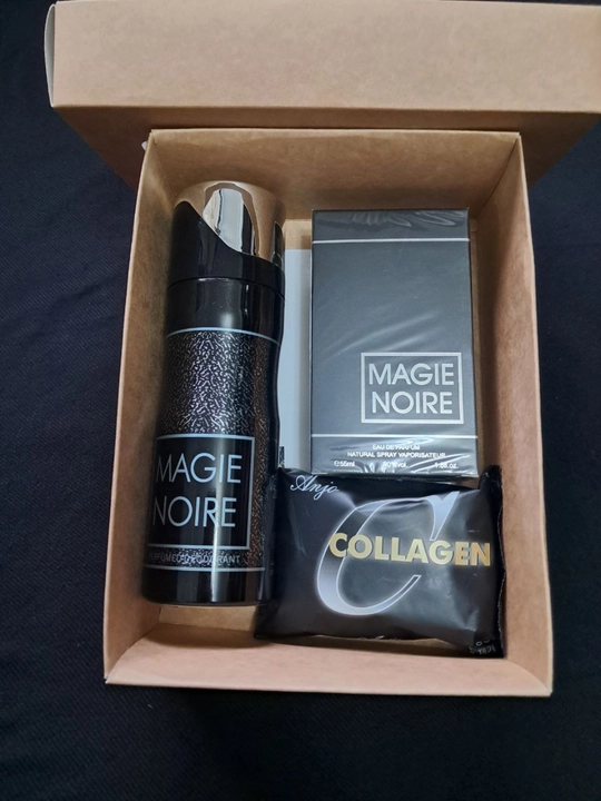 Erkaklar sovg‘a paketi, 3 tasi 1 da: atir + sovun + dezodorant + sovg‘aga qutisi