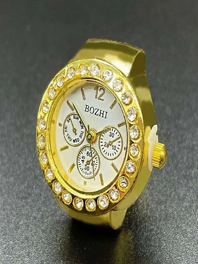 Женские аксессуары RING-WATCH: элегантность и время в одном месте — SOLIHIM-SOAT-ЖЕЛТ