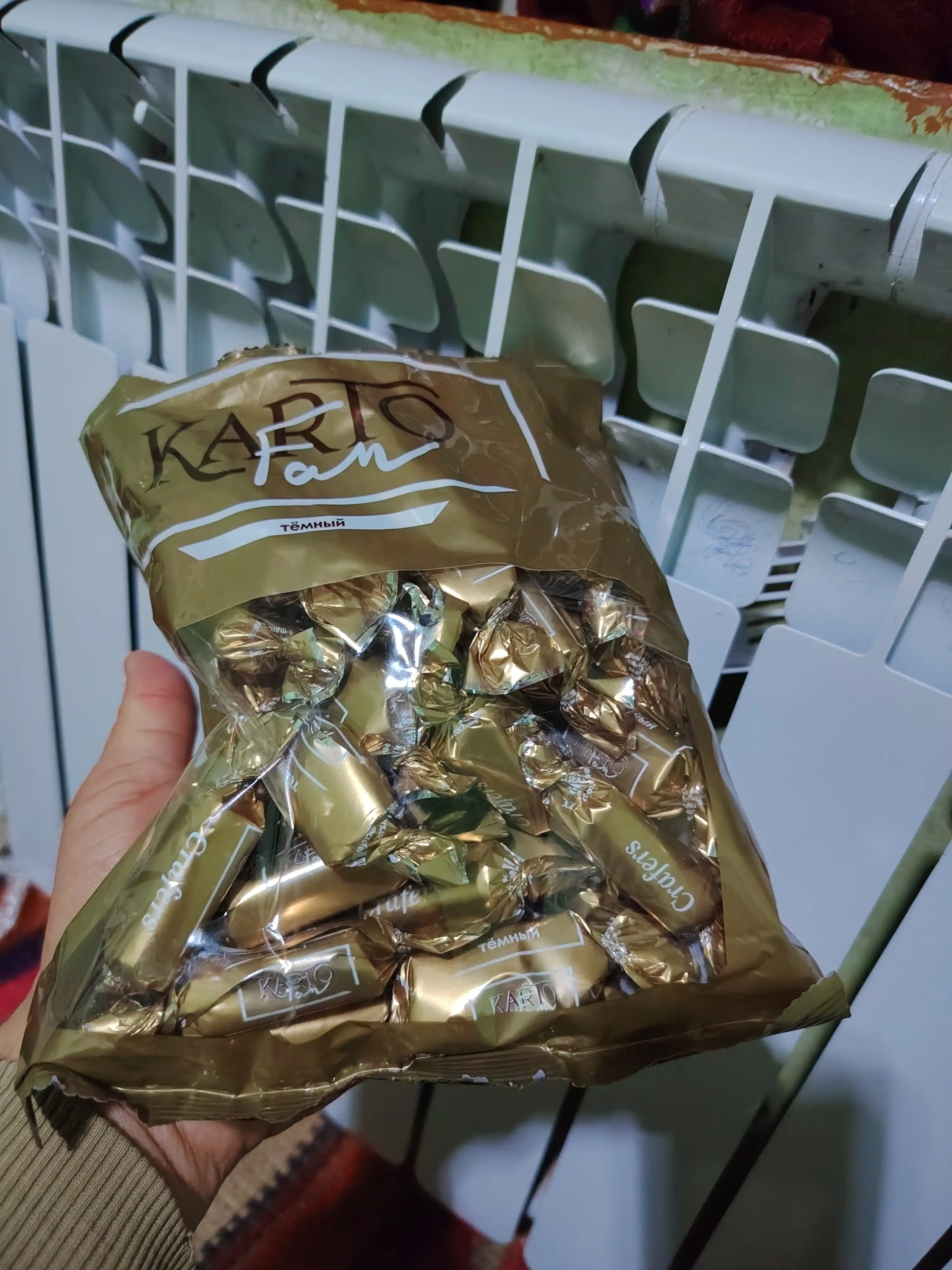 Crafers Fan shokolad ta’mli kartoshka shokolad konfeti (440 gr)
