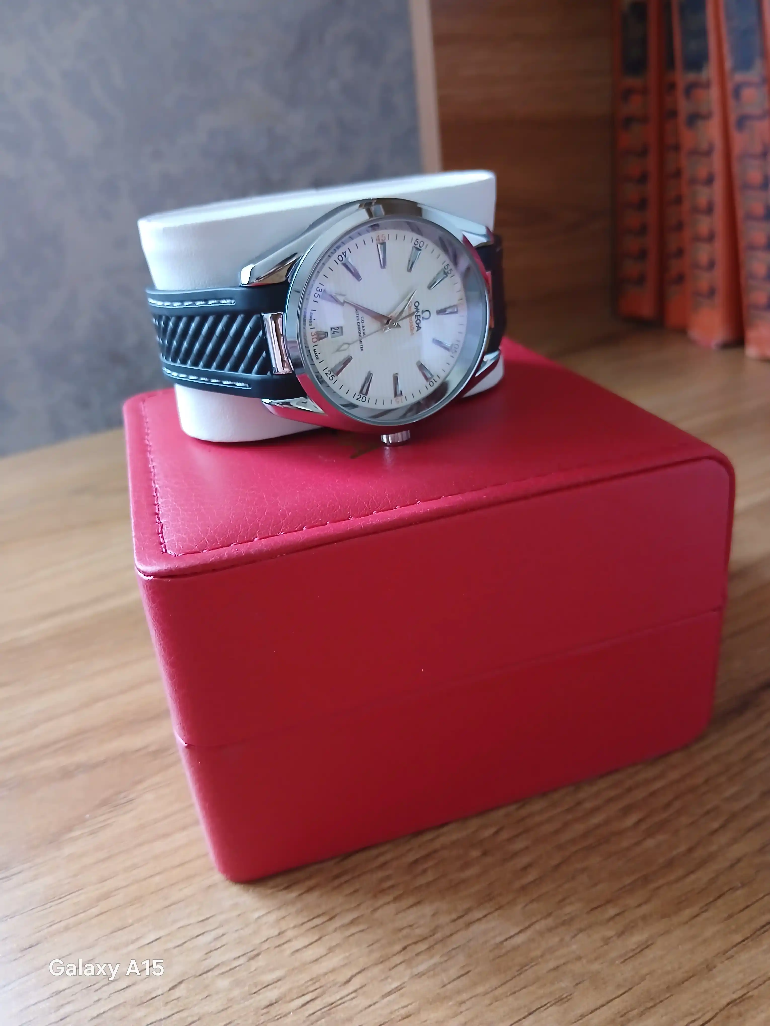 Мужские часы с автоподзаводом, механические, стиль Omega Seamaster