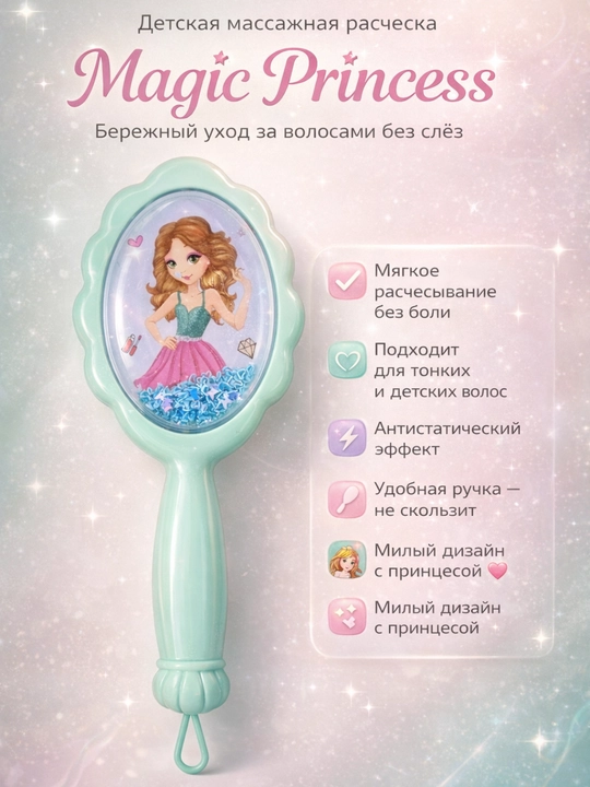 Детские расчески для принцесс - 