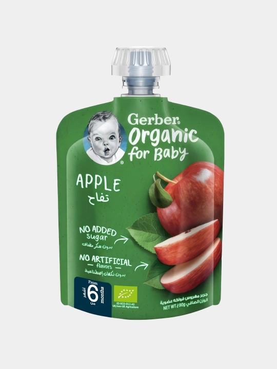 Gerber Organic mevali pyure «olma» 90 g
