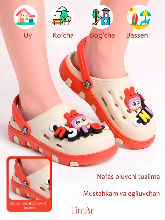 2 yoshdan 10 yoshgacha bo‘lgan qizlar va o‘g‘il bolalar uchun TimAr Sabo