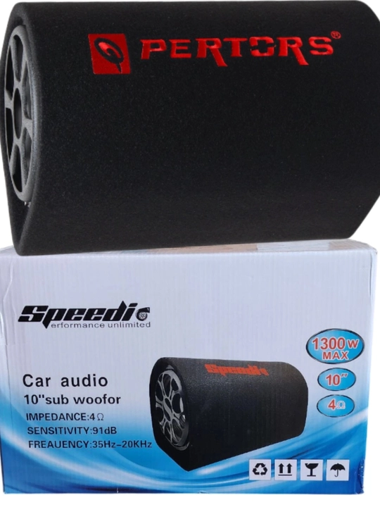Автомобильный сабвуфер Speedic 10" – 1300 Вт, 4 Ом, басовый динамик