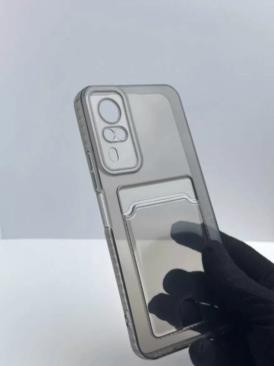 Iphone Case shaffof telefon g'ilofi karta qo'yadigan