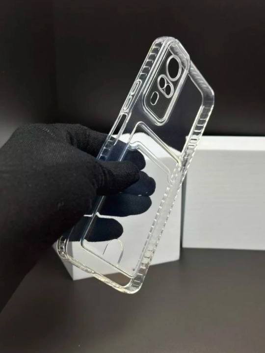 Redmi Telefon uchun shaffof g‘ilof, karta bo‘limi bilan, CASE