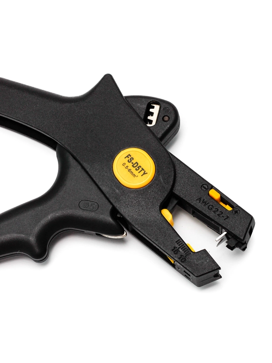 Stripper avtomatik FS-D5TY simlarning izolyatsiyasini yechish uchun, 0.2–6 mm²