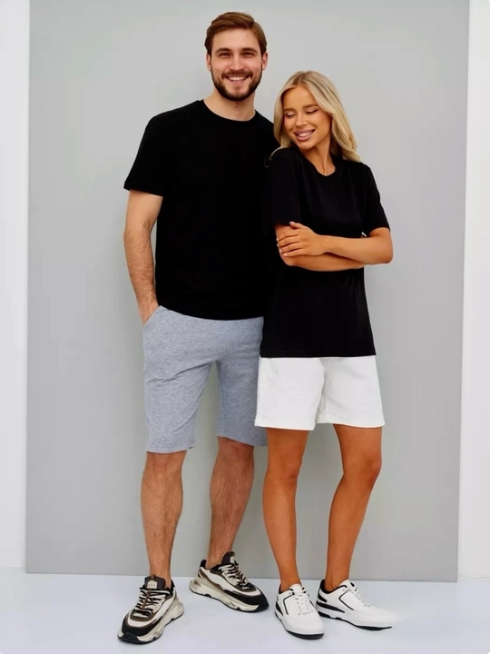 Ayollar va erkaklar futbolkasi, unisex, paxta