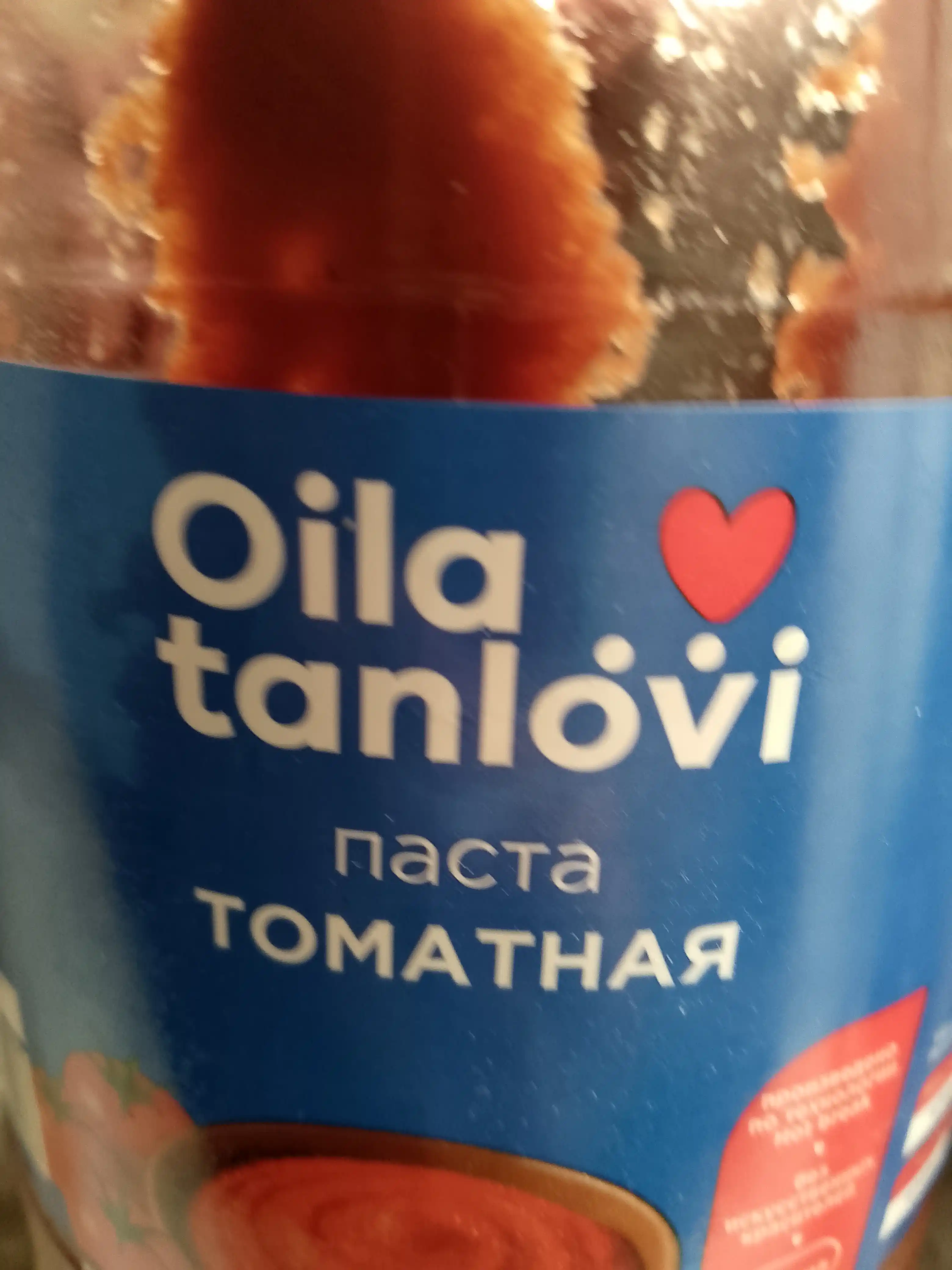 Томатная паста Oila Tanlov, 1000 мл