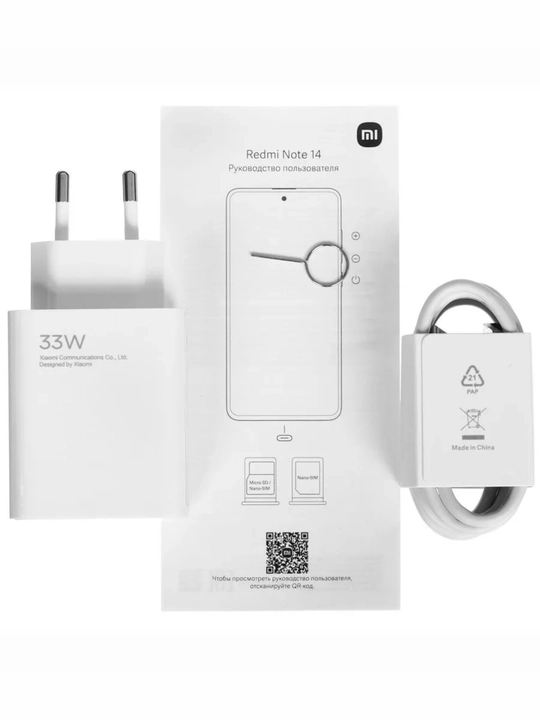 Смартфон Redmi Note 14 5G, 8/256 ГБ, 5110 мАч, камера 50 Мп, гарантия 1 год