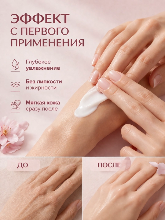 Крем для рук для всех типов кожи, увлажняющий и питательный, уход за сухой кожей рук