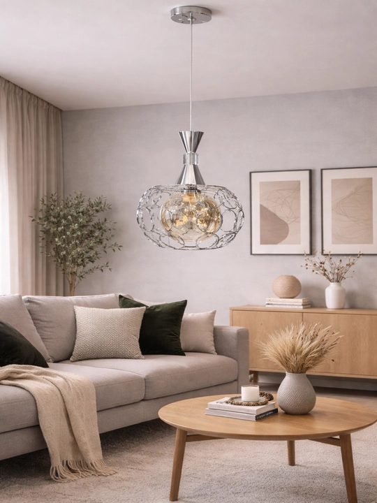 OSHXONA VA BAR UCHUN LOFT osma qandil, E27, metall, 10 m2 gacha, oson o‘rnatiladi