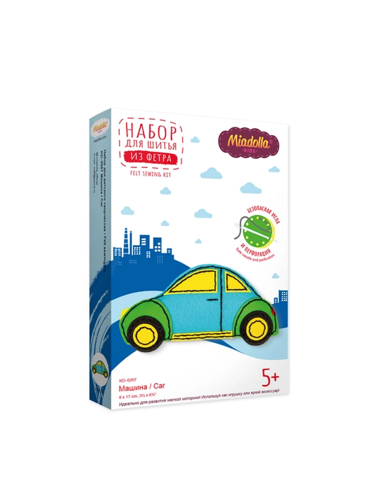 Набор для шитья Miadolla Машина мягкая игрушка своими руками