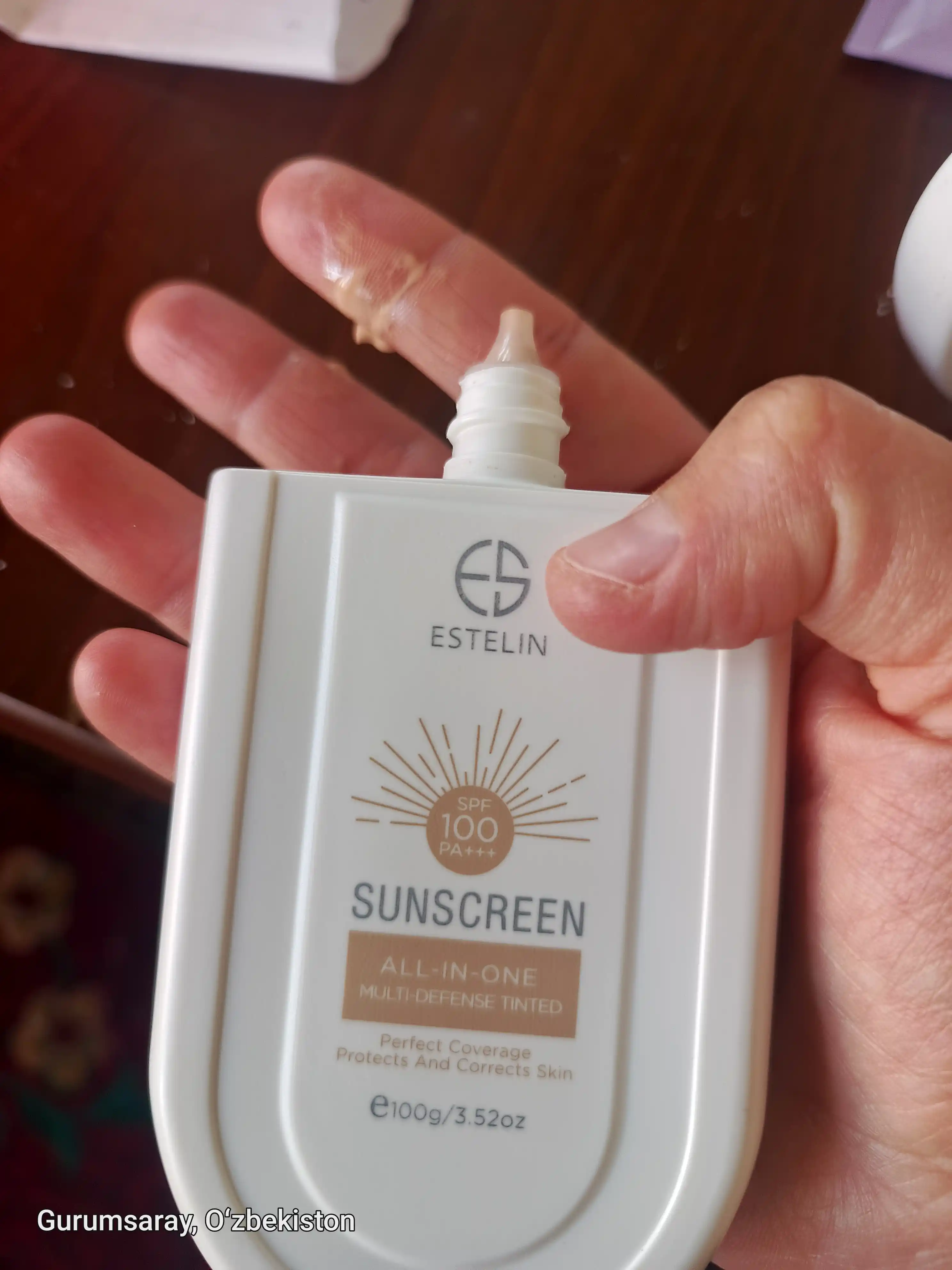 ESTELIN SPF крем солнцезащитный отбеливающий, увлажняющий крем для лица и тела SPF50-100