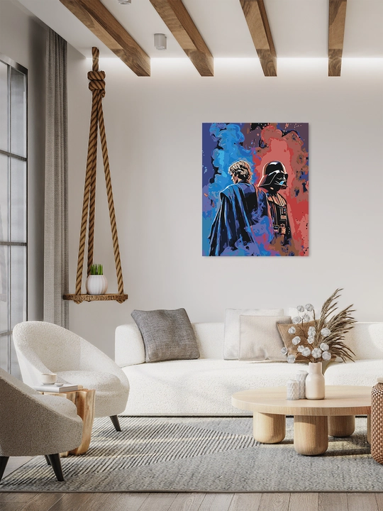 Raqamlar bo'yicha rasm chizish ARTERY "Seriallar", 40×50 sm, xolstga bo'yaladigan rasm