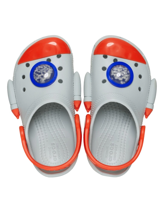 Клоги CROCS Toddlers Classic Rocket Ship Clog 210359-1NM, для девочек и мальчиков