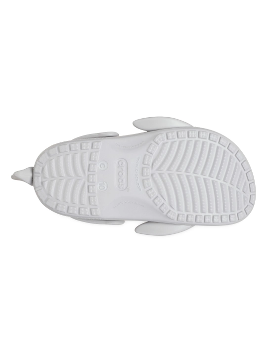 CROCS Toddlers' Classic I AM Shark Clog 210014-1FT, qizlar va o‘g‘il bolalar uchun