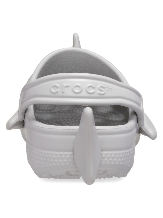 CROCS Toddlers' Classic I AM Shark Clog 210014-1FT, qizlar va o‘g‘il bolalar uchun