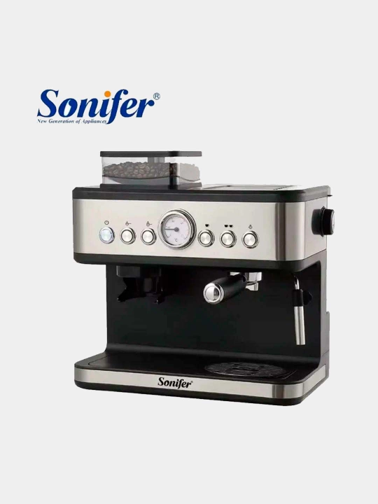 Кофеварка со встроенной кофемолкой Sonifer SF-3571, 1050 Вт - 