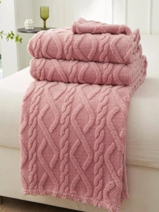 Velsoft plеd, karavot va divan uchun, paxmoq, momiq