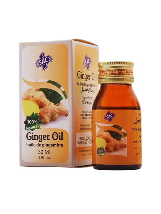 SAC tabiiy moylar, 30 ml – jojoba, zanjabil, sidr, vitamin E, apelsin yog‘i