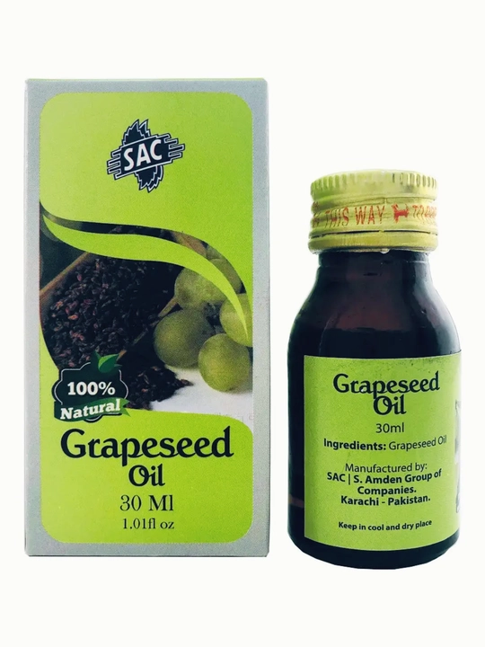 SAC tabiiy moylar, 30 ml – jojoba, zanjabil, sidr, vitamin E, apelsin yog‘i