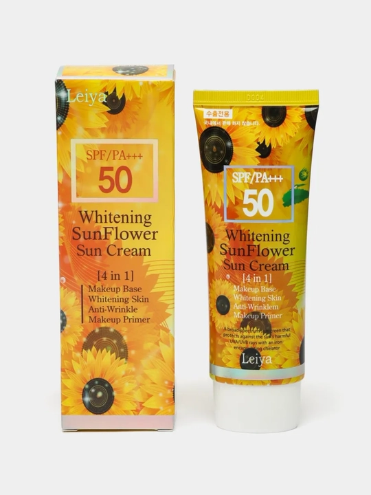 LeiYa  SPF 50 PA+++ 4in1 Отбеливающий солнцезащитный крем