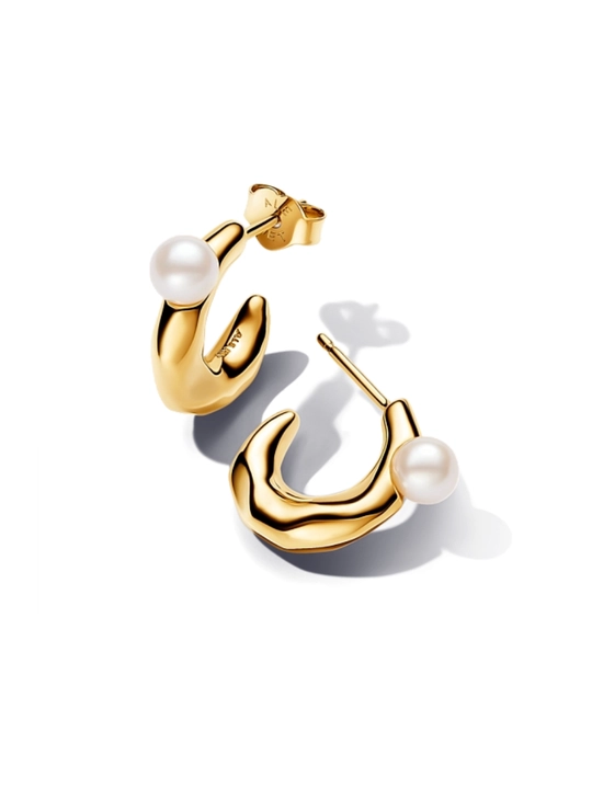 Серьги Essence «Нежность жемчуга», покрытие золотом 14К, арт. 263261C01